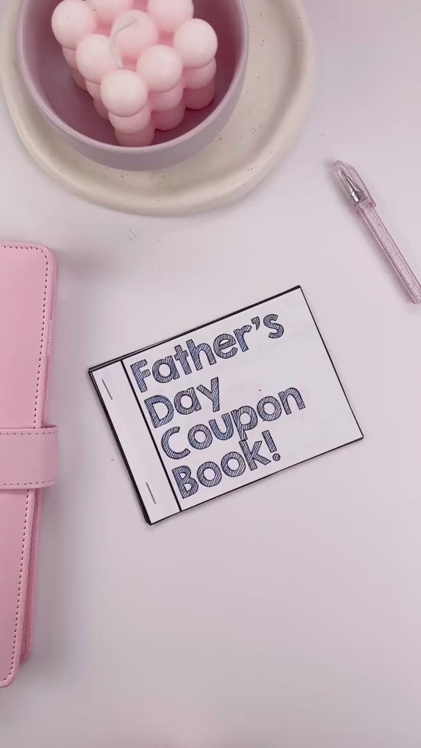 Father's Day Coupon Book
