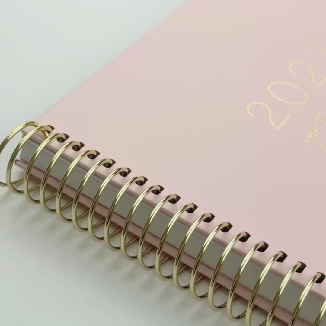 2027 Blush teacher planner video
