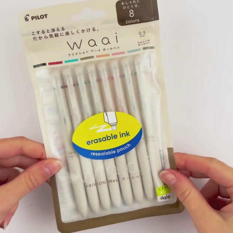 FriXion Waai Erasable Pens | 8 Colors