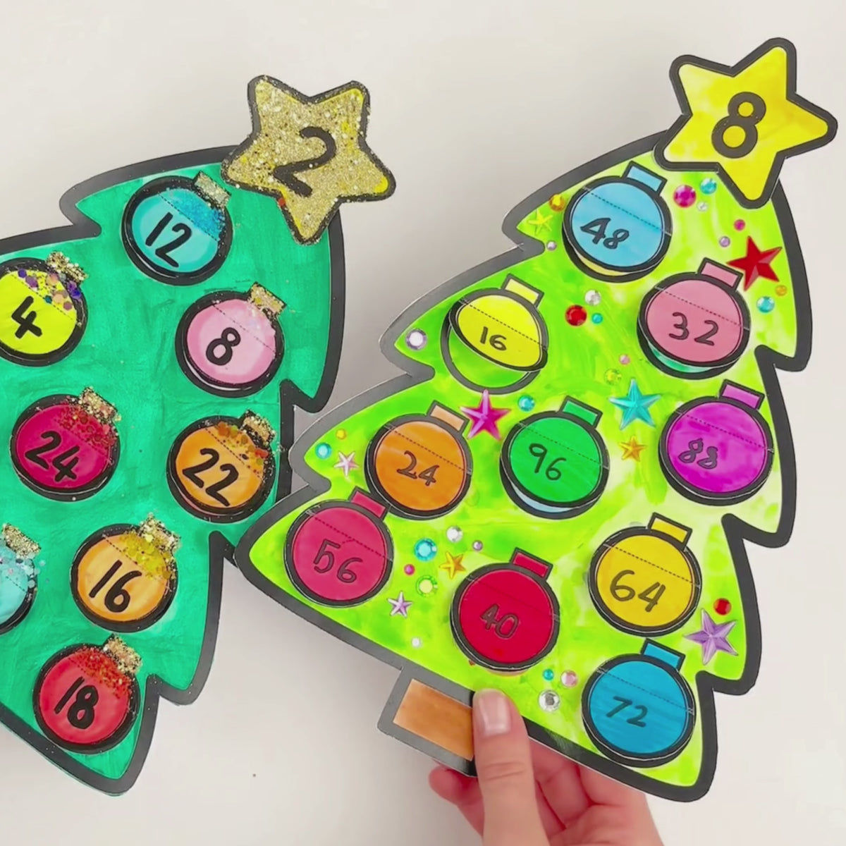 Christmas Tree Multiplication Craftivity