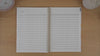 Slimline teacher planner records pages shown in a flip-through