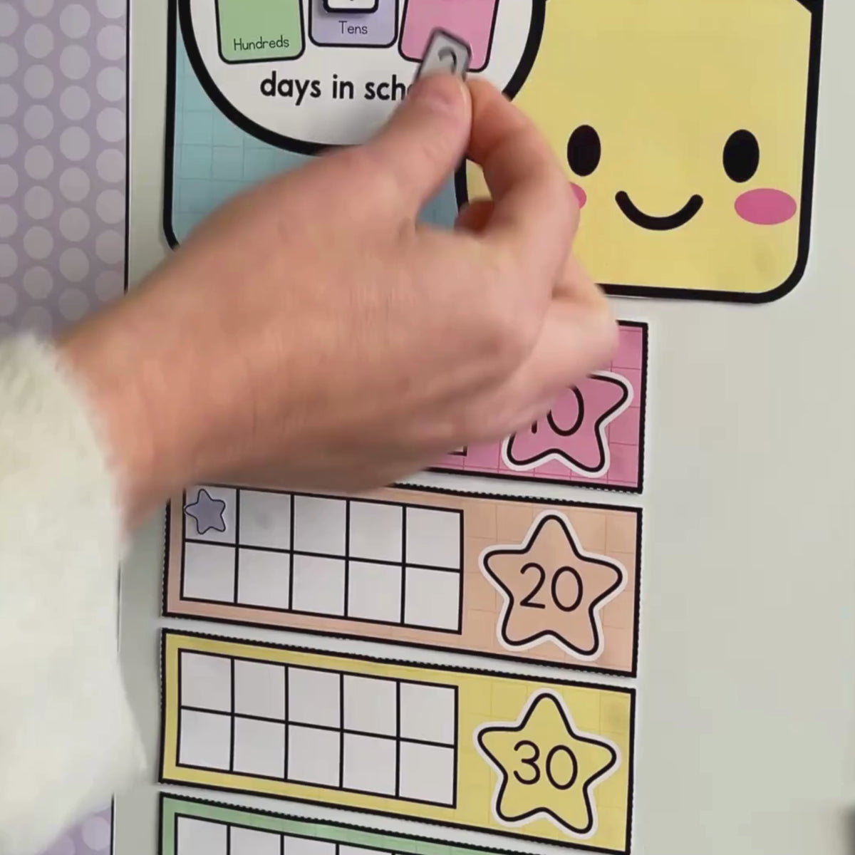 Days in School Counter | Gentle Classroom Decor