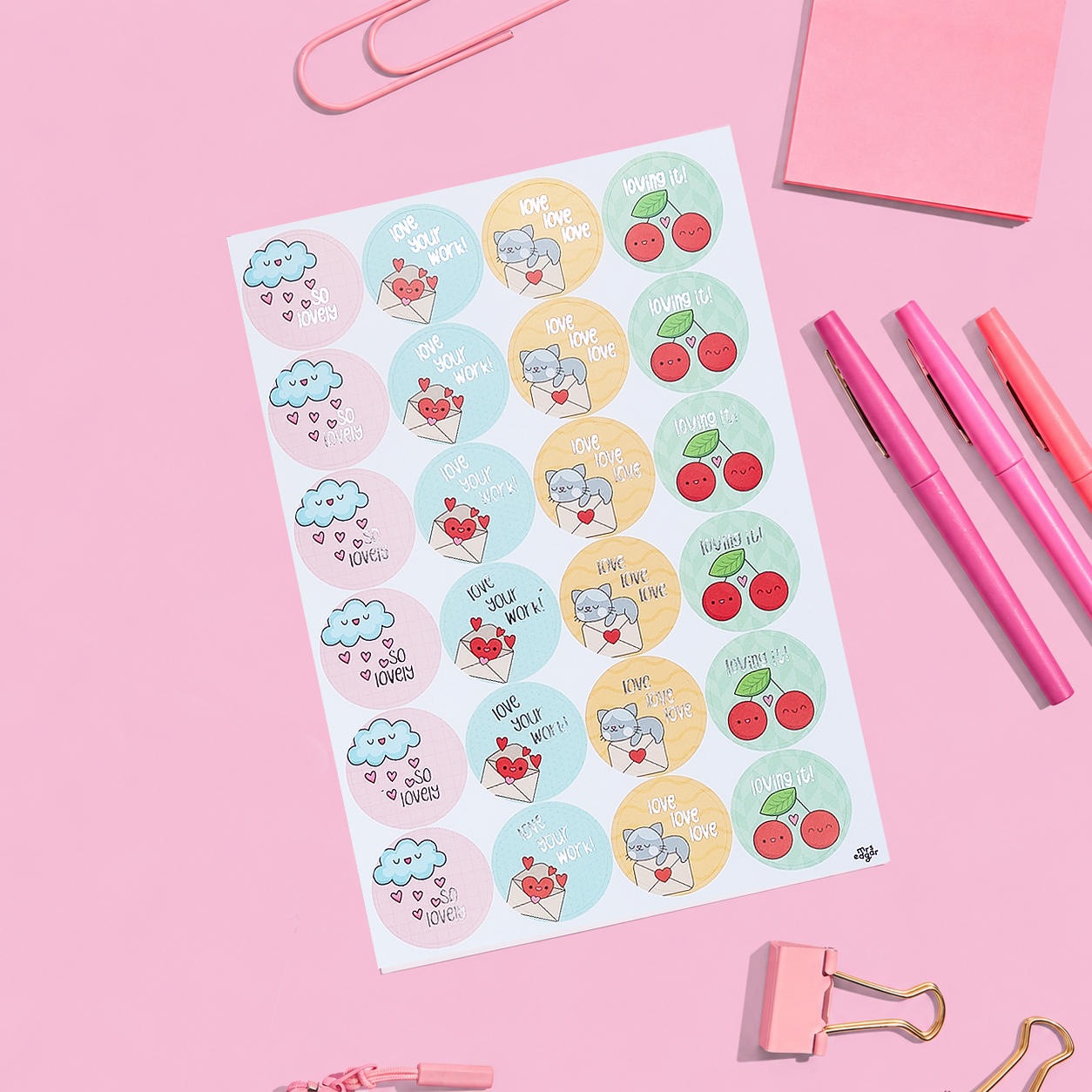 Sticker Sheets | So Lovely