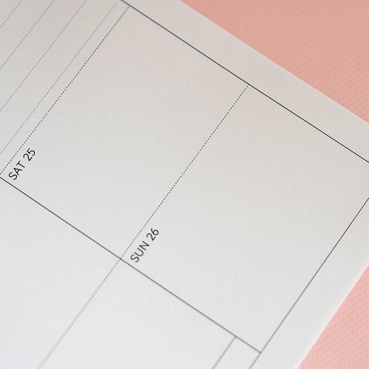 2027 Classic Weekly Teacher Planner weekend layout