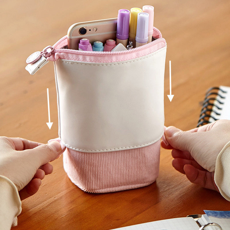 Corduroy Pop-Up Pencil Case