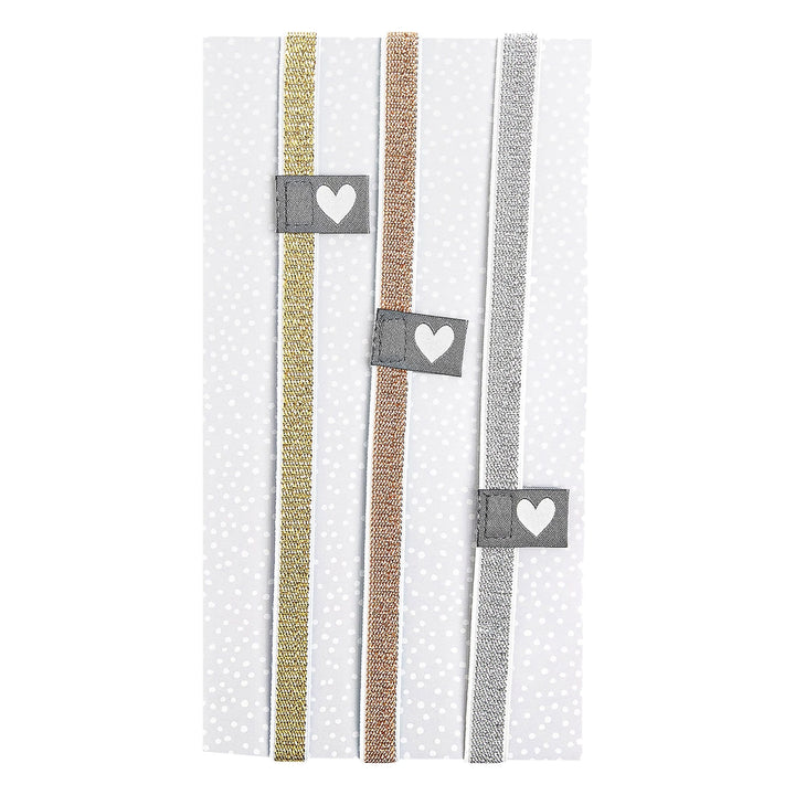 Trio of Metallic Planner Elastics