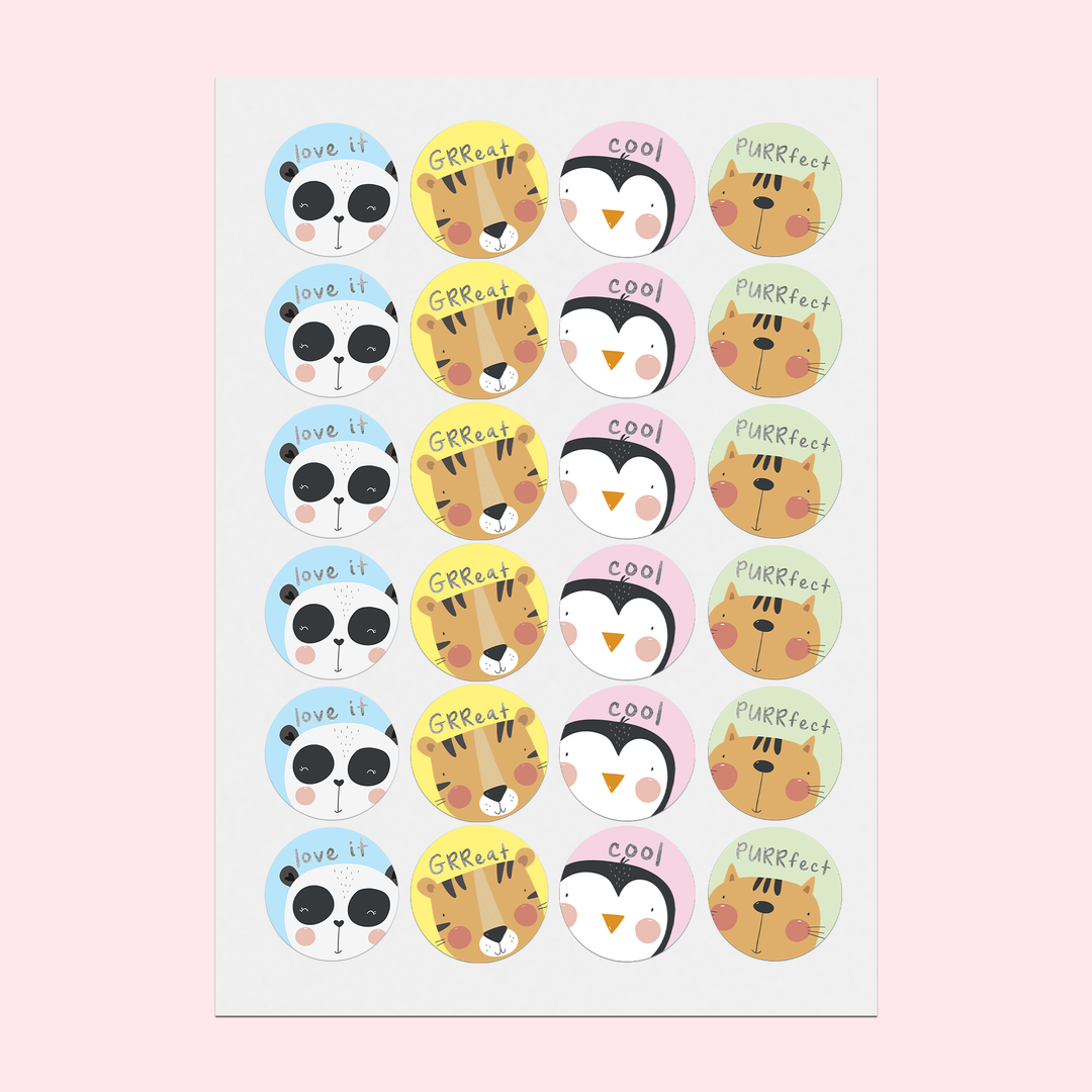 Sticker Sheets | Animals